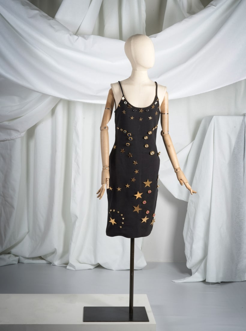 Patrick Kelly, collection Prêt-à-Porter, Printemps-Eté 1989. Robe du soir courte ... (1 of 1)