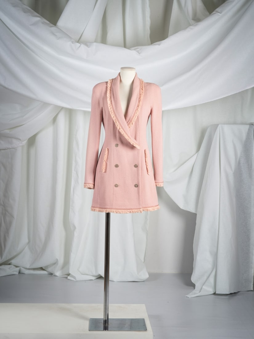 Christian Dior, collection Prêt-à-Porter, Automne-Hiver 1997. Robe manteau en tweed de... (1 of 1)