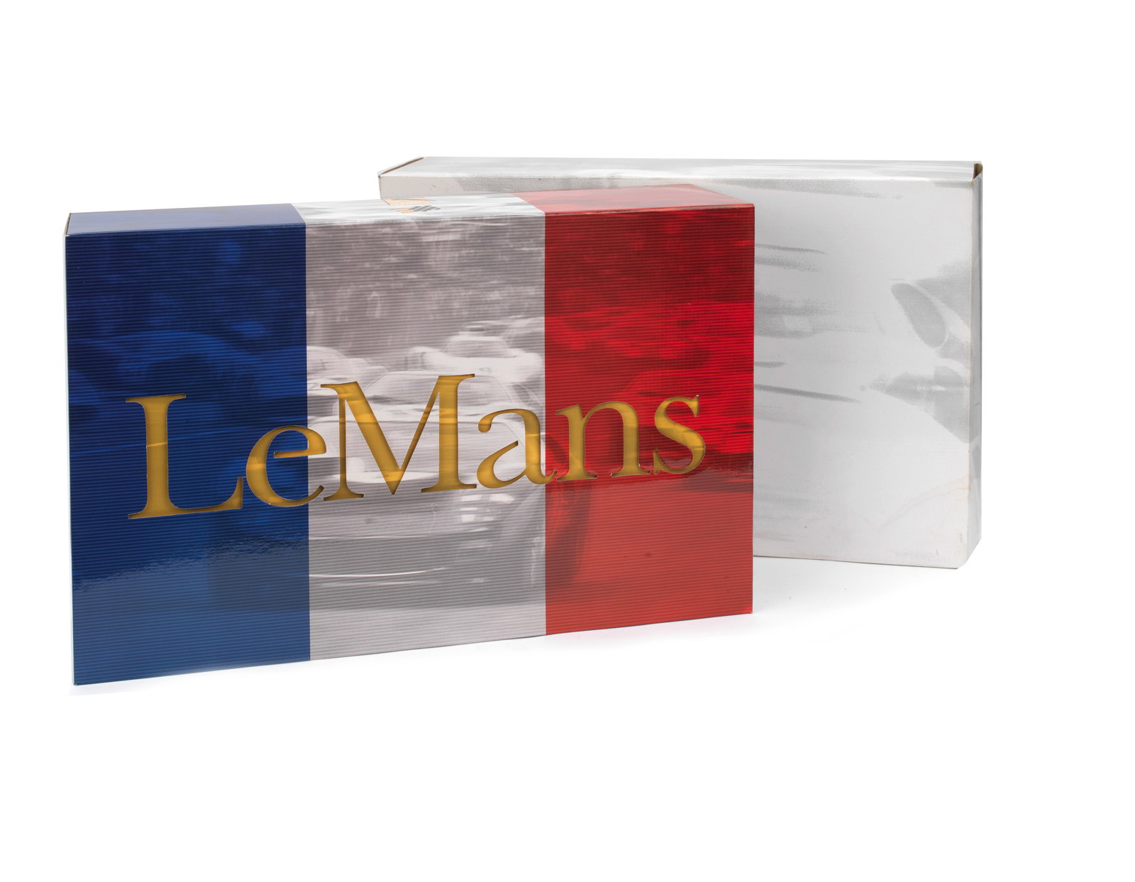 A boxed 1:18 scale 1966 Le Mans Ford GT40 MkII die-cast three-model Afficionado Gift Set, by Exo... (1 of 1)