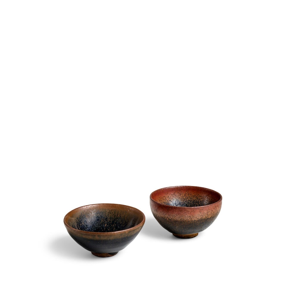 TWO SMALL JIAN 'HARE'S FUR' TEA BOWLS Southern Song dynasty (2) - 2