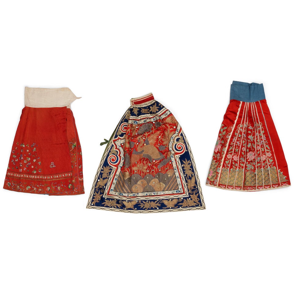 THREE EMBROIDERED GARMENTS Late Qing dynasty-20th century (3) - 2