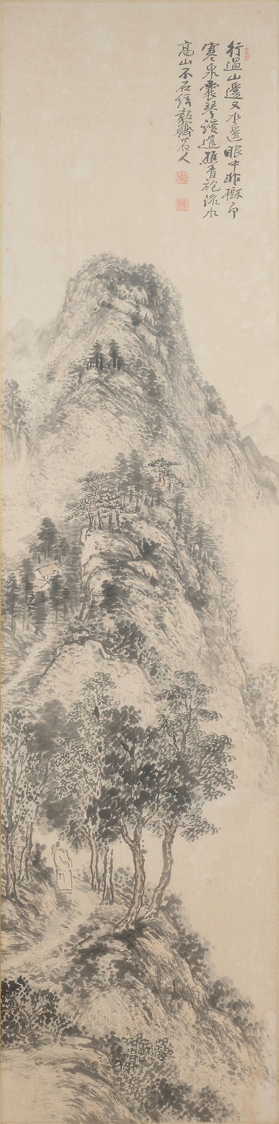 HEO BAEK-RYUN (UIJAE, 1891-1977) A Set of Six Korean Landscape Paintings First half of 20th cent... - 3