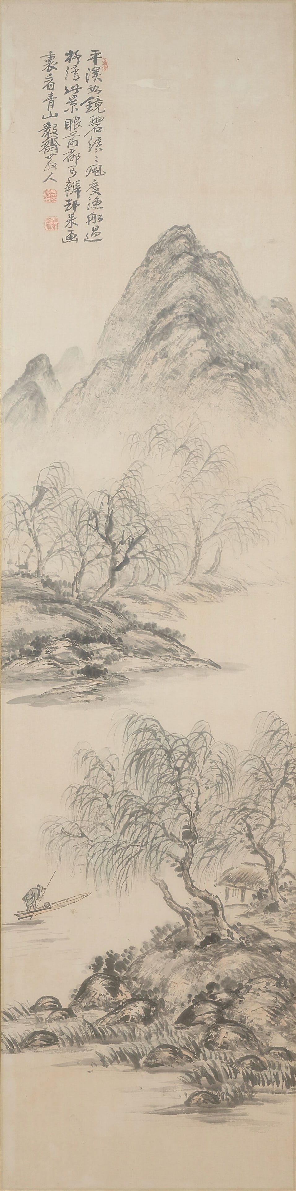 HEO BAEK-RYUN (UIJAE, 1891-1977) A Set of Six Korean Landscape Paintings First half of 20th cent... - 4