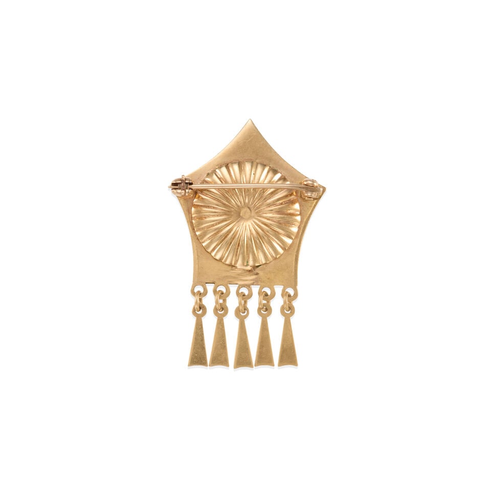 14K GOLD BROOCH - 2