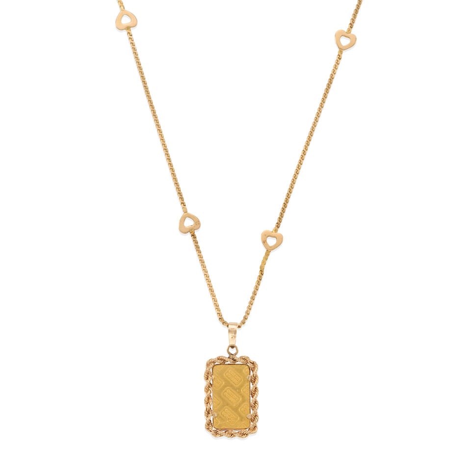 GOLD PENDANT NECKLACE - 2