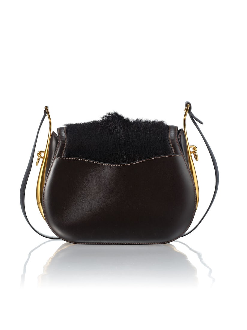 HERMÈS: VINTAGE EBENE BOX AND PONYHAIR TROIKA PASSE-GUIDE WITH GOLD HARDWARE 1976 (Includes... - 3