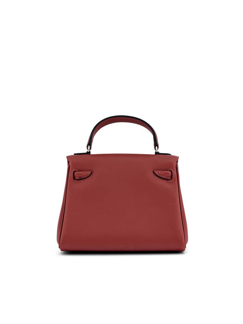 HERMÈS: LIMITED EDITION ROUGE H/BLEU HYDRA SWIFT KELLY DOLL WITH PALLADIUM HARDWARE 2026 (I... - 3