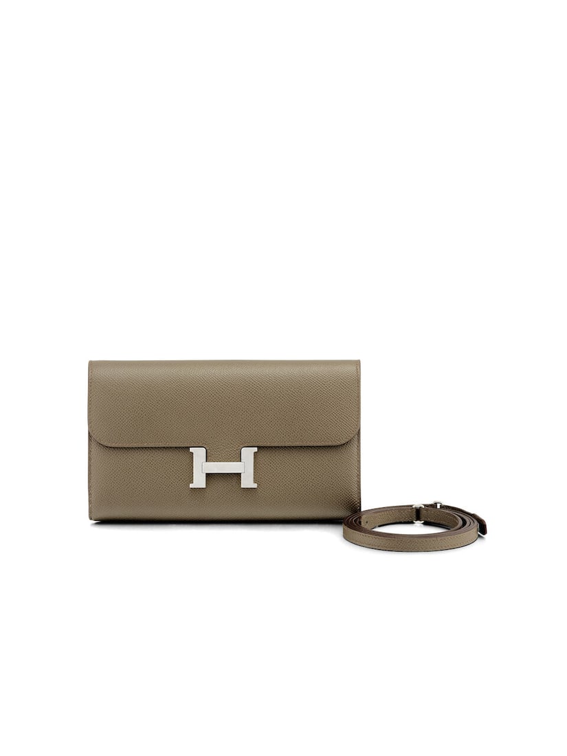 (NO RESERVE) HERMÈS: ETAIN EPSOM CONSTANCE TO GO WITH PALLADIUM HARDWARE 2020 (Includes str...: (NO RESERVE) HERMÈS: ETAIN EPSOM CONSTANCE TO GO WITH PALLADIUM HARDWARE 2020 愛馬仕：錫器灰EPSOM牛皮CONSTANCE TO