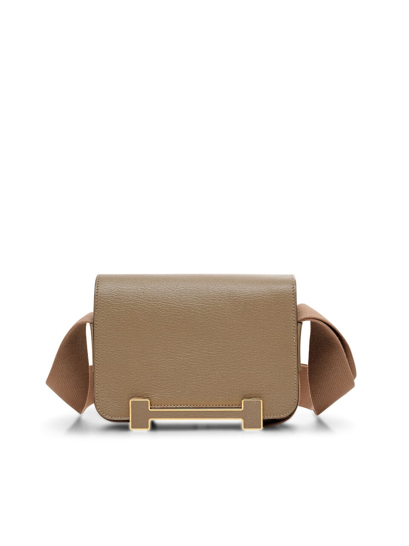 HERMÈS: ETOUPE CHÈVRE GETA WITH GOLD HARDWARE 2022 (Includes dust bag and box): HERMÈS: ETOUPE CHÈVRE GETA WITH GOLD HARDWARE