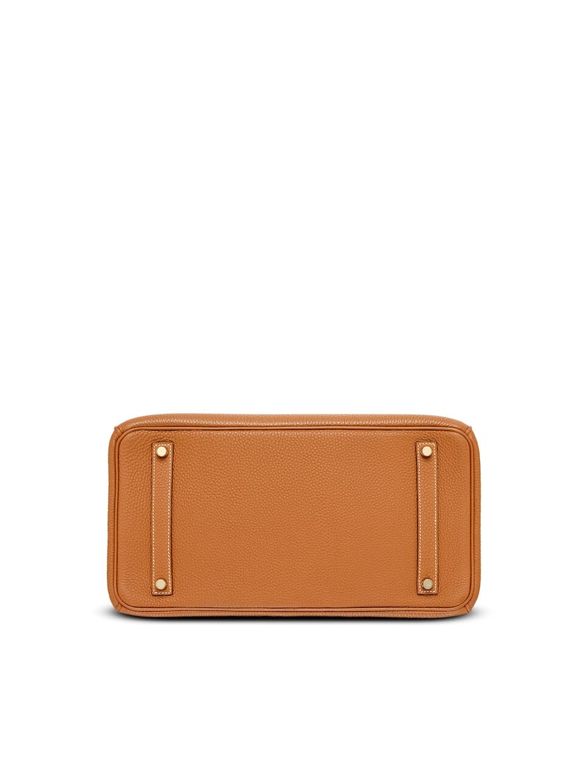 HERMÈS: GOLD TOGO BIRKIN 35 WITH GOLD HARDWARE 2010 (Includes keys, padlock, clochette and ... - 2