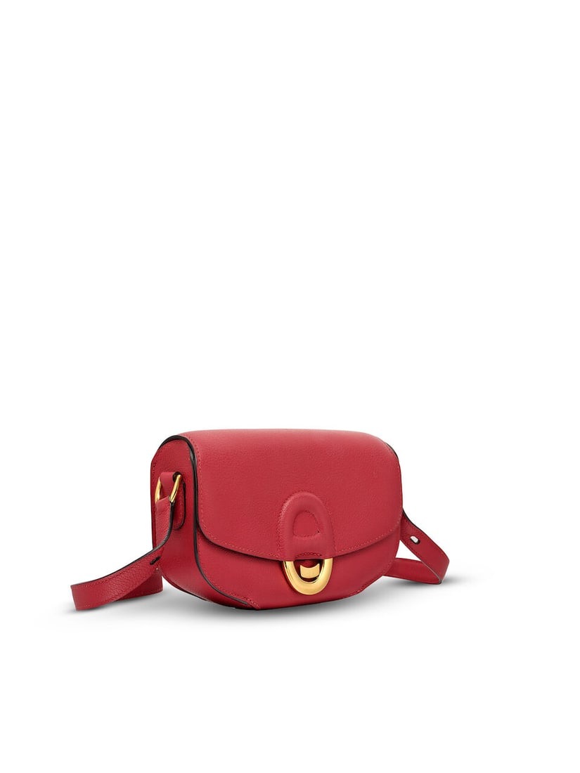 (NO RESERVE) HERMÈS: ROUGE GRENAT EVERCOLOR MINI CHERCHE MIDI 18 WITH GOLD HARDWARE 2016 - 2