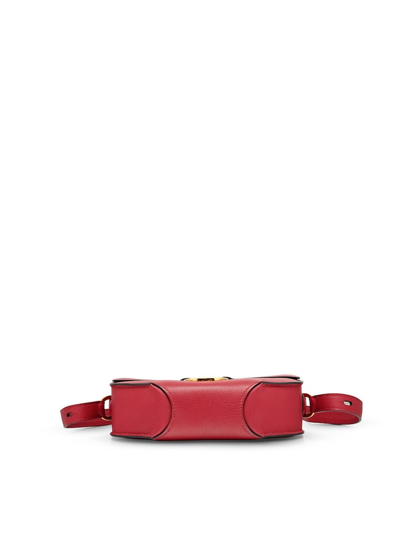 (NO RESERVE) HERMÈS: ROUGE GRENAT EVERCOLOR MINI CHERCHE MIDI 18 WITH GOLD HARDWARE 2016 - 4