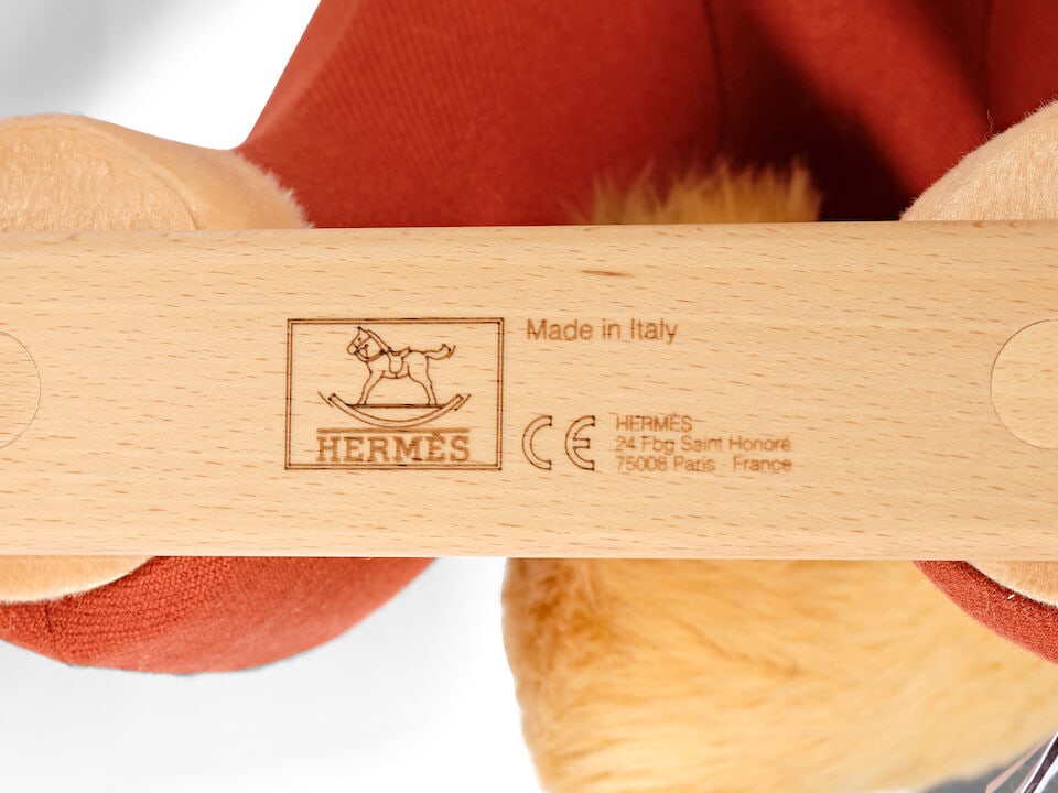 (NO RESERVE) HERMÈS: TERRACOTTA BEECHWOOD HERMY ROCKING HORSE - 6