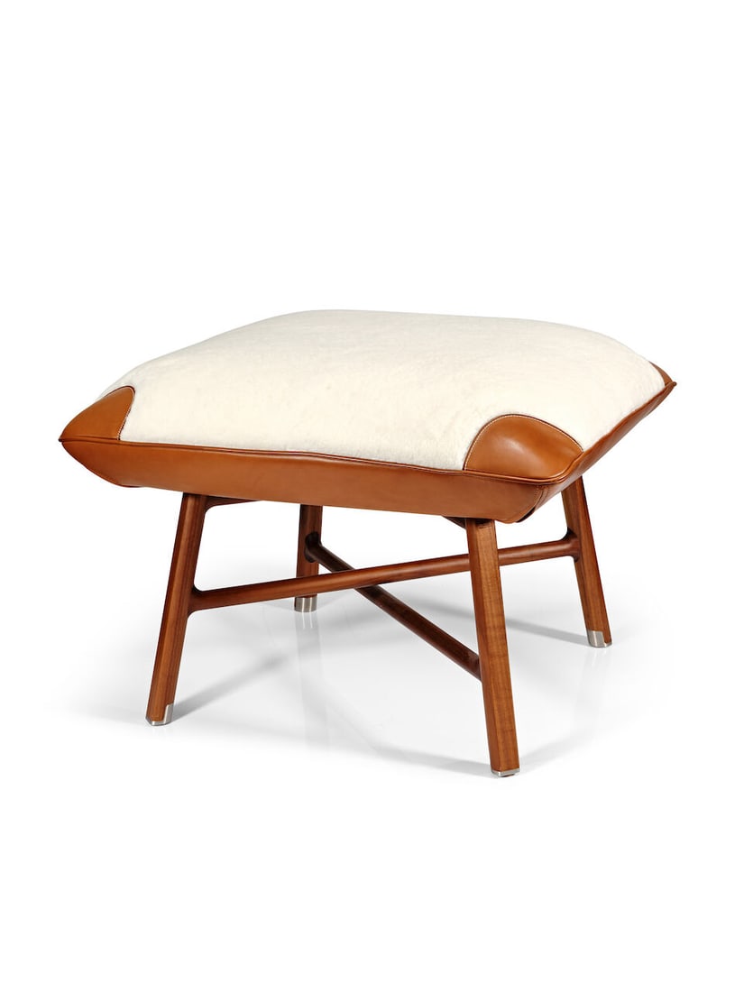 HERMÈS: CANALETTO WALNUT WOOD WITH SHEARLING AND FAUVE TAURILLON H LES NECESSAIRES D'HERM&#... - 2