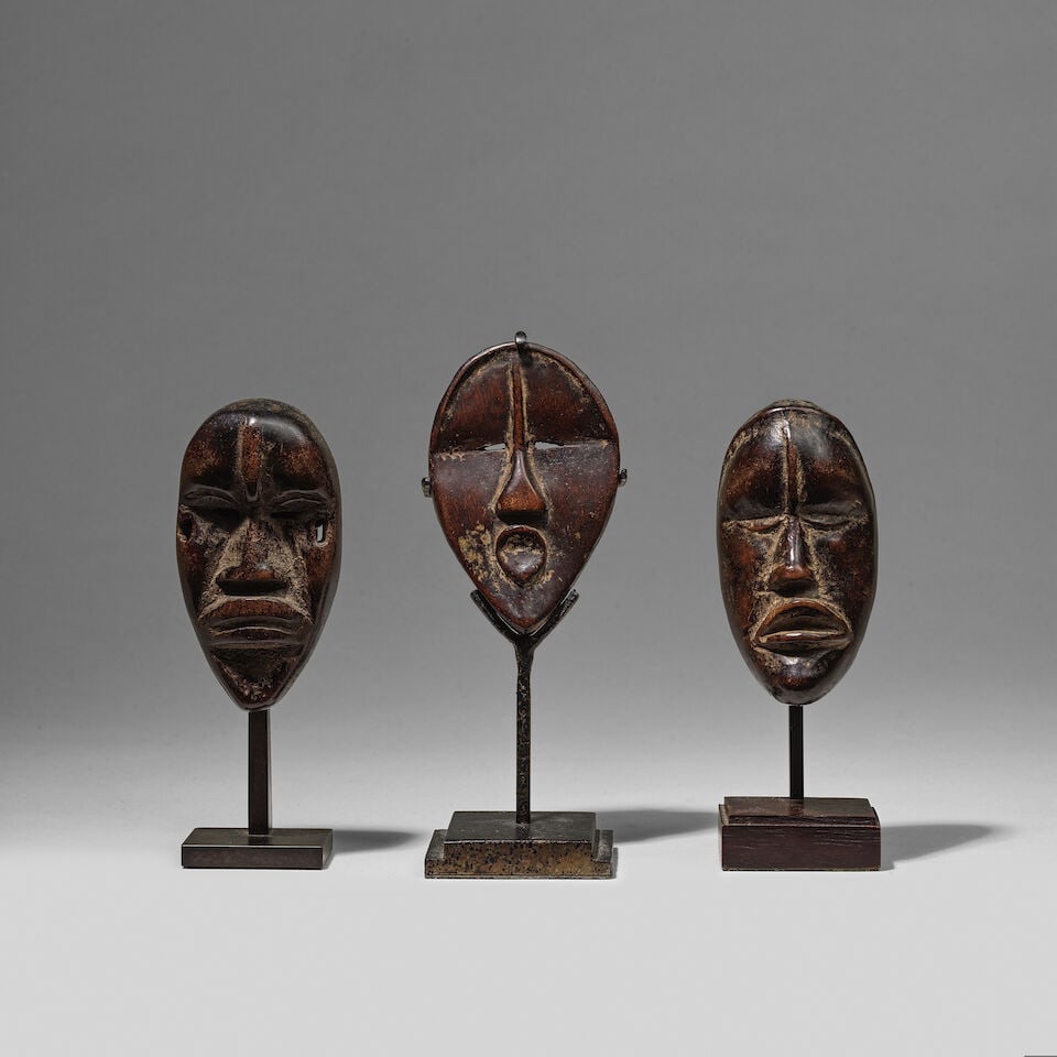 TROIS MASQUES PASSEPORT DAN, CÔTE D'IVOIRE (1 of 2)