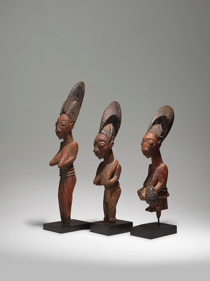 TROIS STATUES YOROUBA, NIGERIA - 2