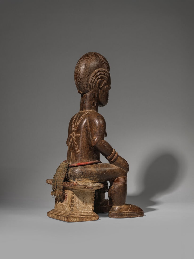 STATUE FÉMININE BAOULÉ, CÔTE D'IVOIRE - 3