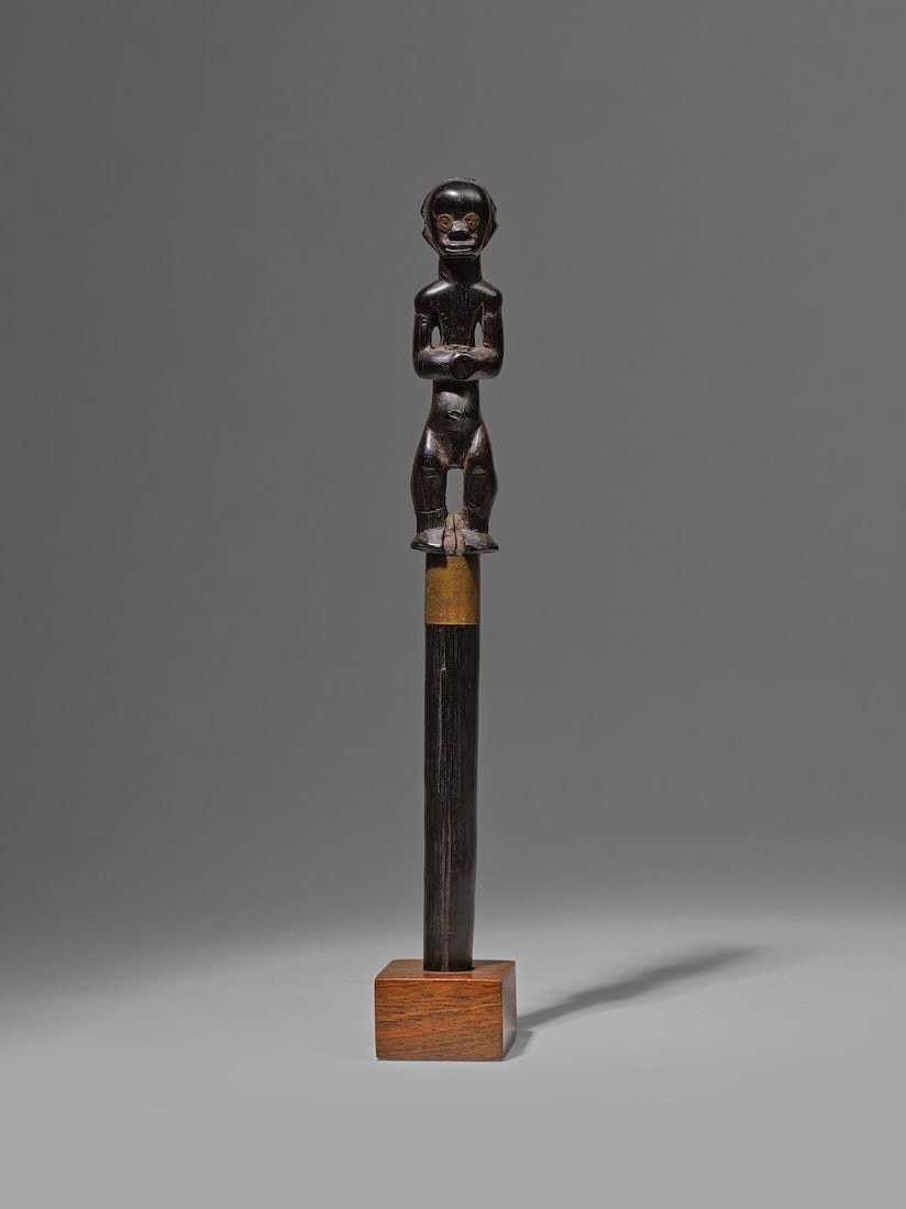 MANCHE DE CANNE FIGURATIF FANG NTUMU, GABON - 4