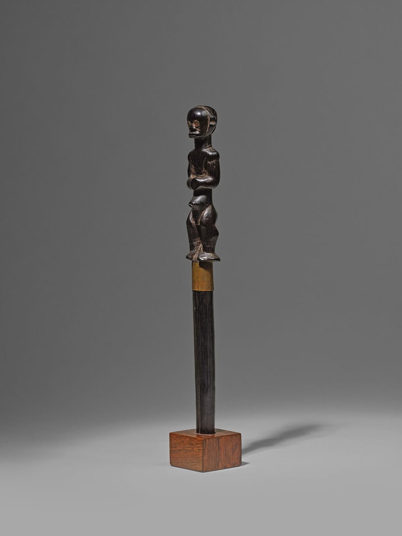 MANCHE DE CANNE FIGURATIF FANG NTUMU, GABON - 5