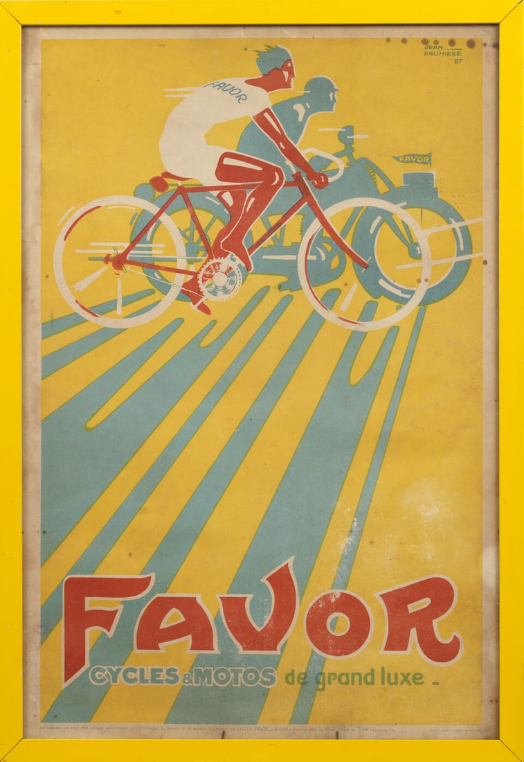 Two Favor Cycles & Motos advertising posters, 1920s, ((2)) - 2