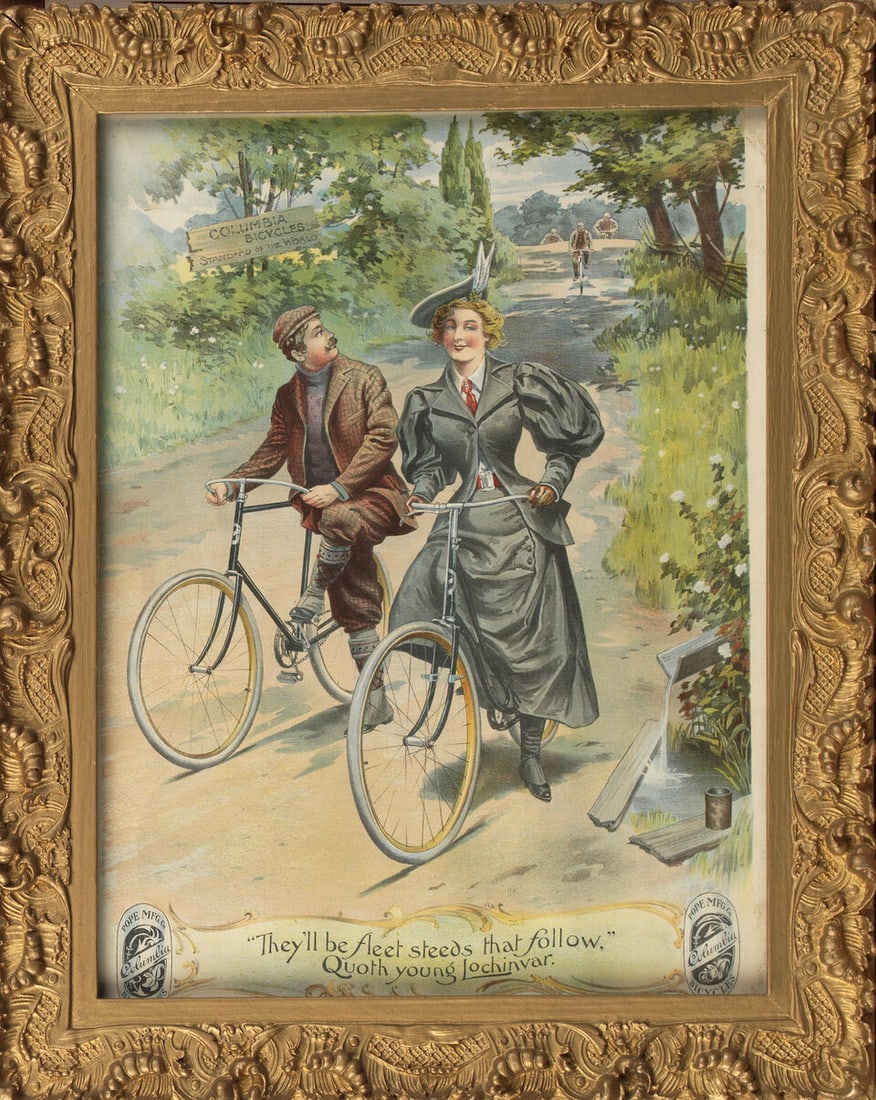 Assorted framed cycling display items, - 3