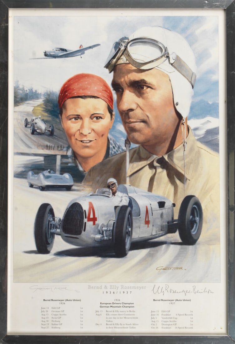 Five Motor Racing photographs and photo-prints, ((6)) - 2