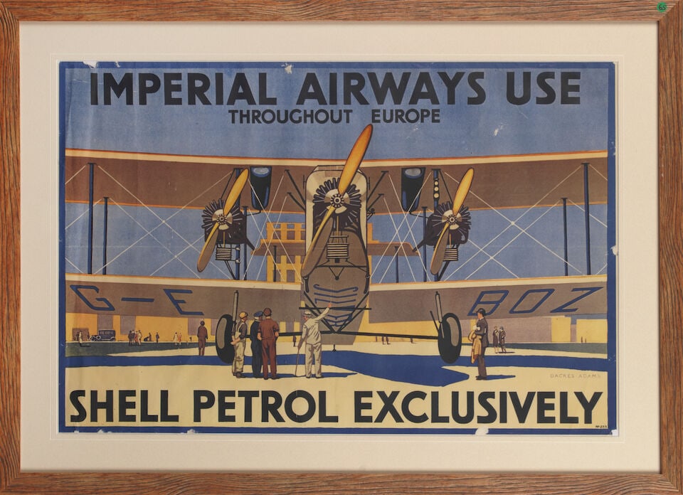 Four reproduction Shell advertising posters, ((4)) - 4
