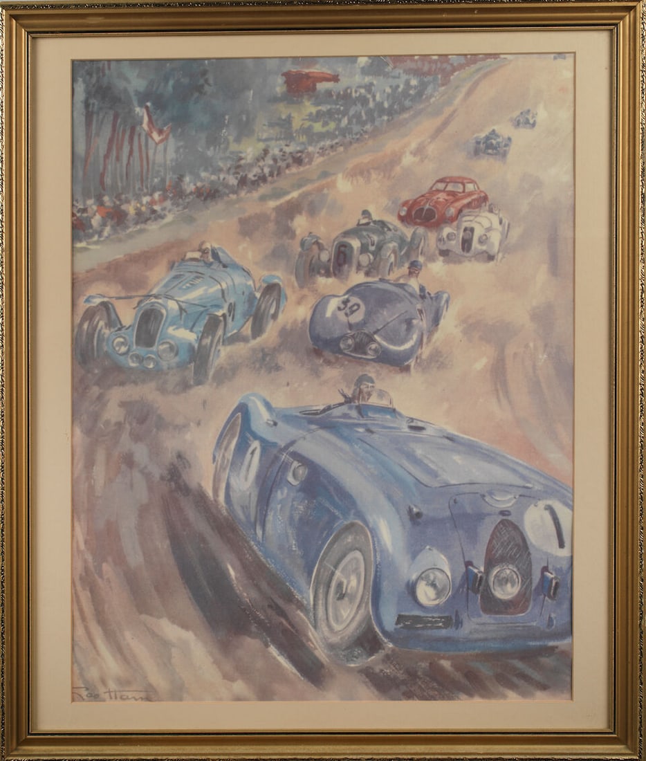 Assorted motor racing prints, ((10)) - 4