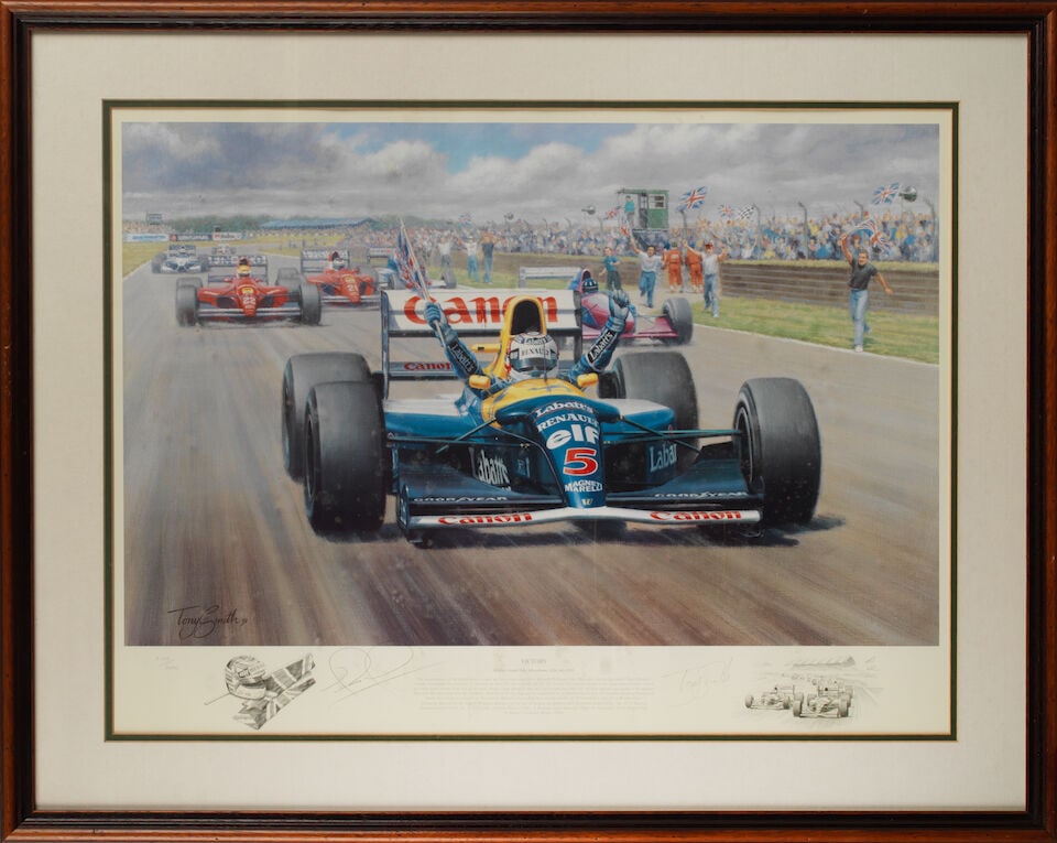 Assorted motor racing prints, ((10)) - 5