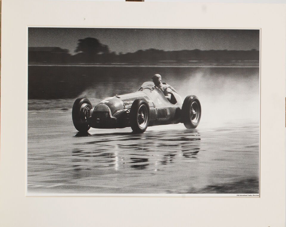 Assorted motor racing prints, ((10)) - 9