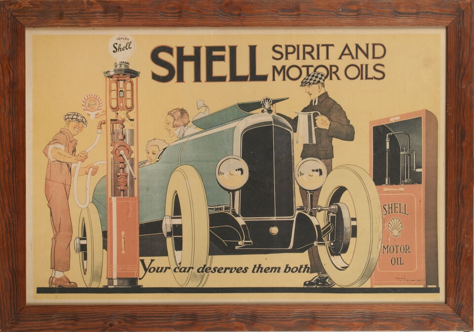 Four reproduction Shell advertising posters, ((4)) - 3