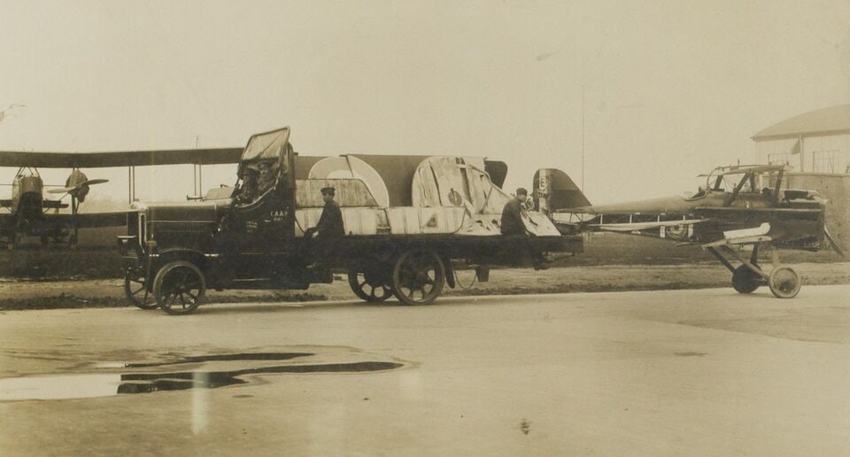 WW1 Aviation and Airship framed prints and photographs, ((13)) - 3