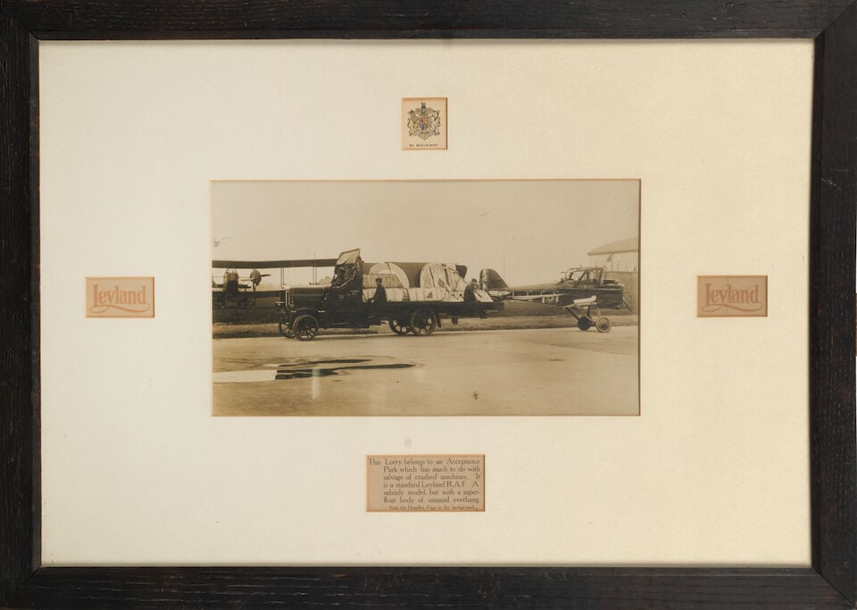 WW1 Aviation and Airship framed prints and photographs, ((13)) - 4