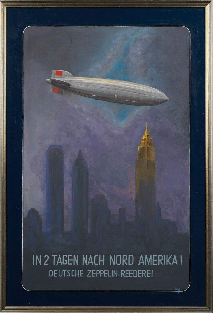 WW1 Aviation and Airship framed prints and photographs, ((13)) - 6