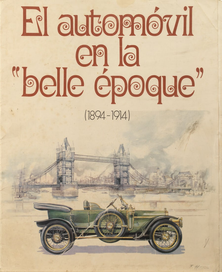 Assorted Edwardian motoring art and prints, ((Qty)) - 5