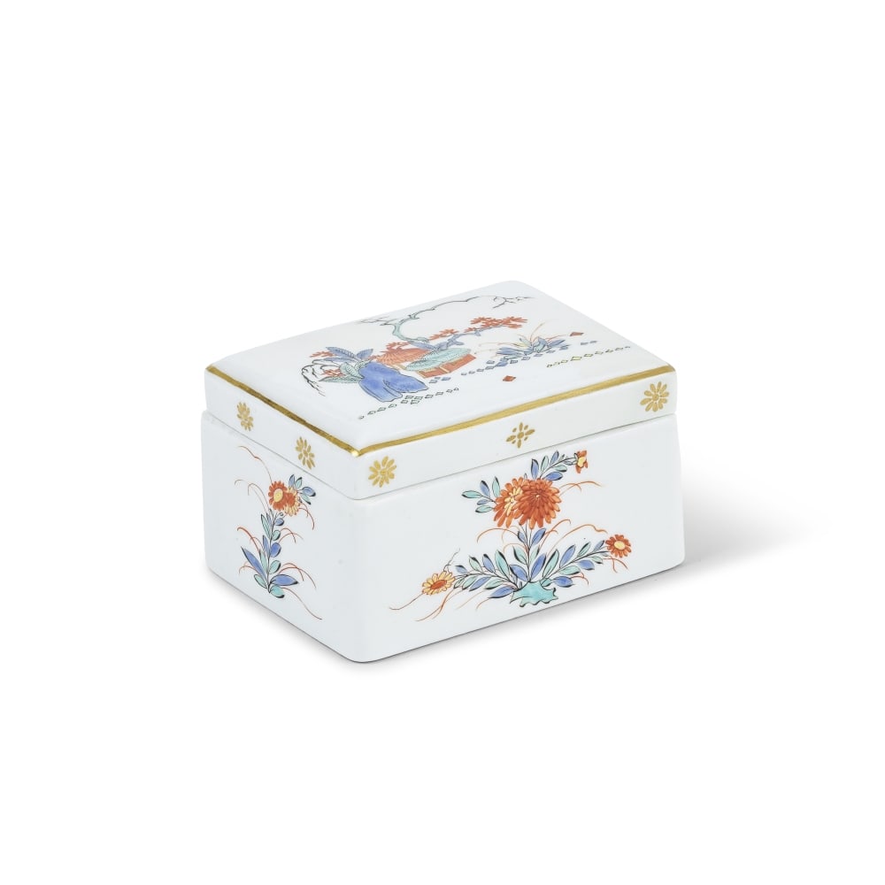 Grande boîte couverte en porcelaine de Meissen provenant du Japanisches Palais, vers 1734-3... (1 of 1)