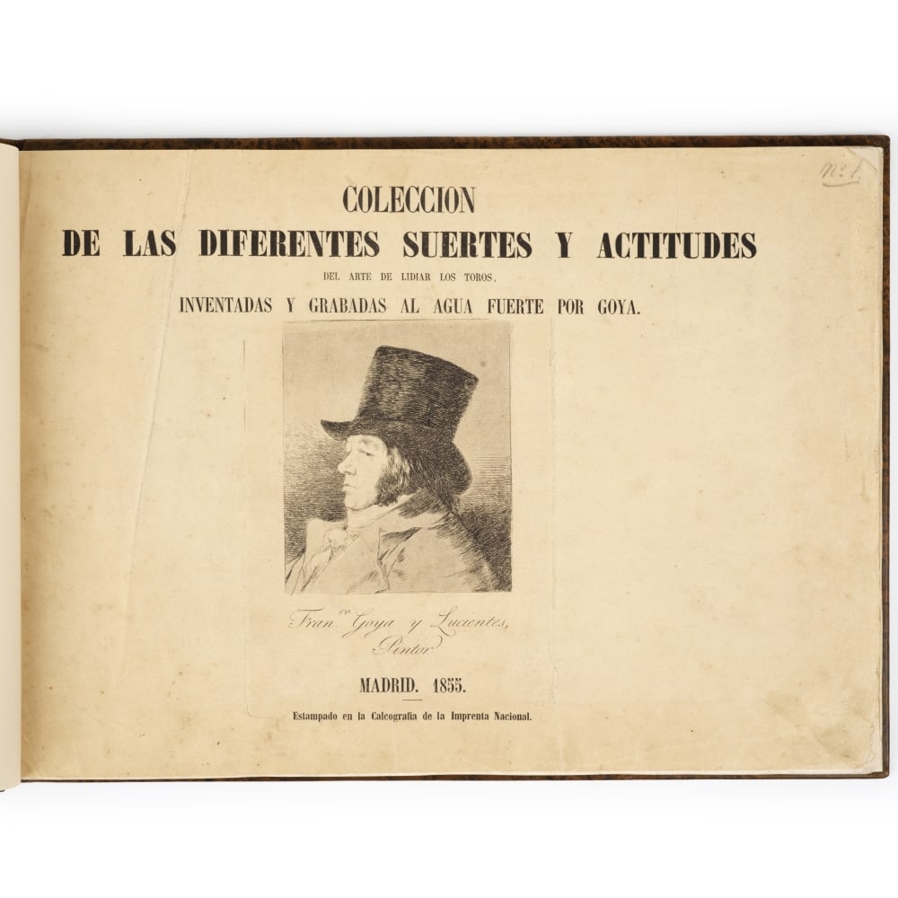 Francisco Jose de Goya y Lucientes (Fuendetodos 1746-1828 Bordeaux) La Tauromaquia (Delteil 224...: Francisco Jose de Goya y Lucientes (Fuendetodos 1746-1828 Bordeaux) La Tauromaquia (Delteil 224-56 ; Harris 204-36) The complete set of 33 etchings with burnished aquatint, drypoint, and engraving, 18