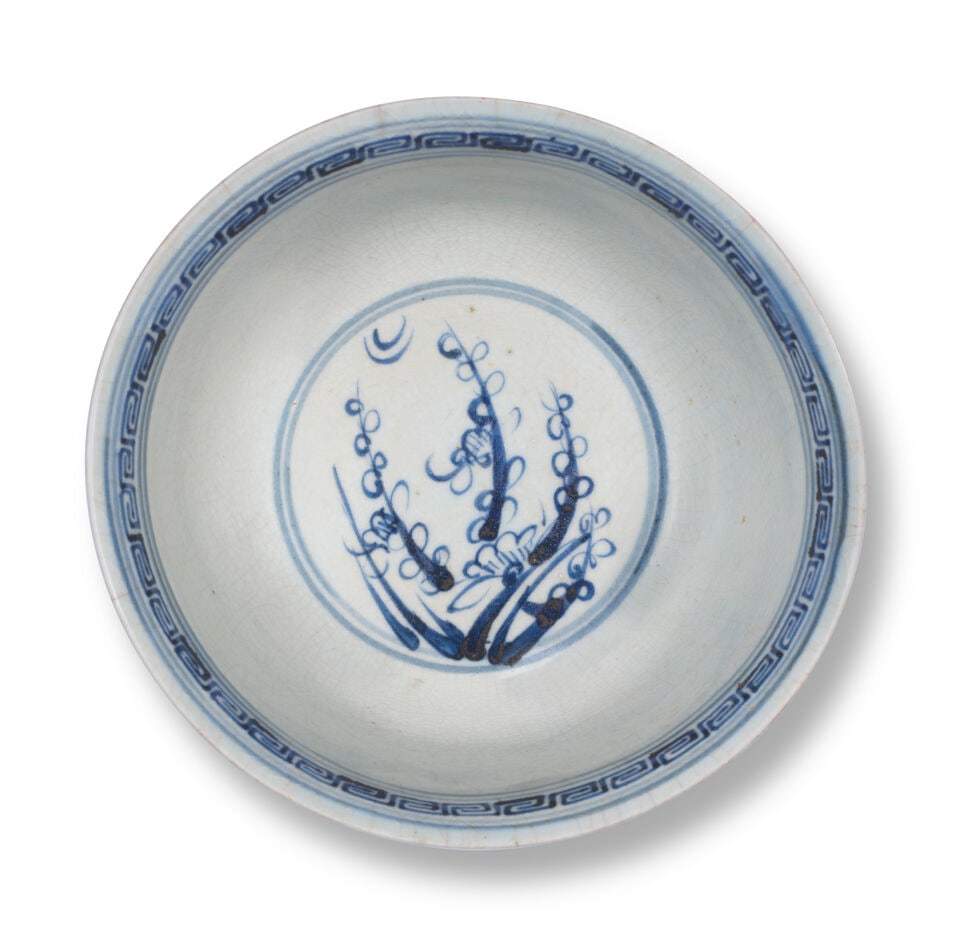 A BLUE AND WHITE 'SCHOLAR' BOWL Circa 1436-1464 - 3
