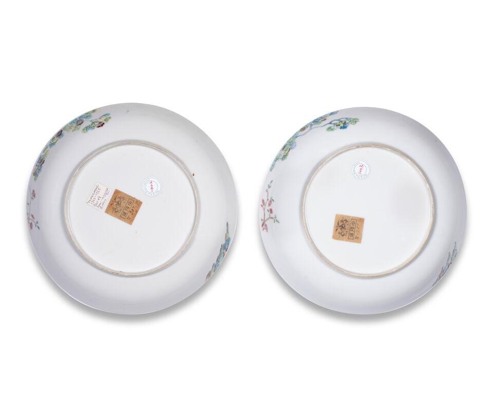 A PAIR OF FAMILLE ROSE 'LADIES' DISHES Yongzheng (2) - 2
