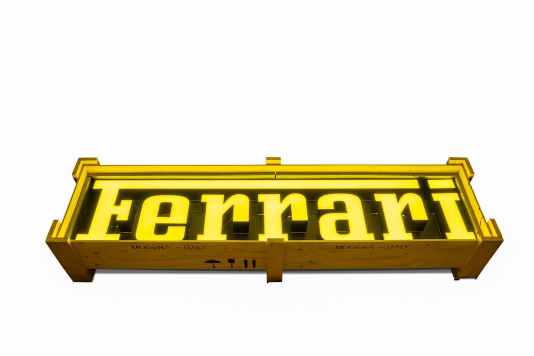 Illuminated Sign - Ferrari (1 of 1)
