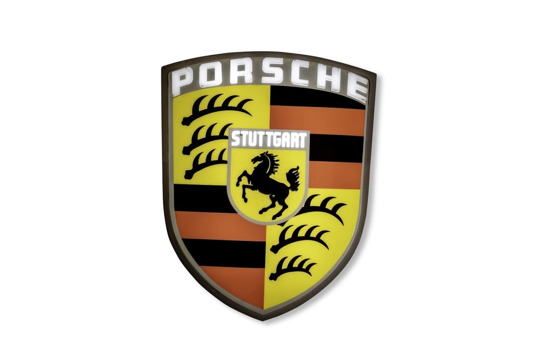 Illuminated Sign - Porsche (1 of 1)