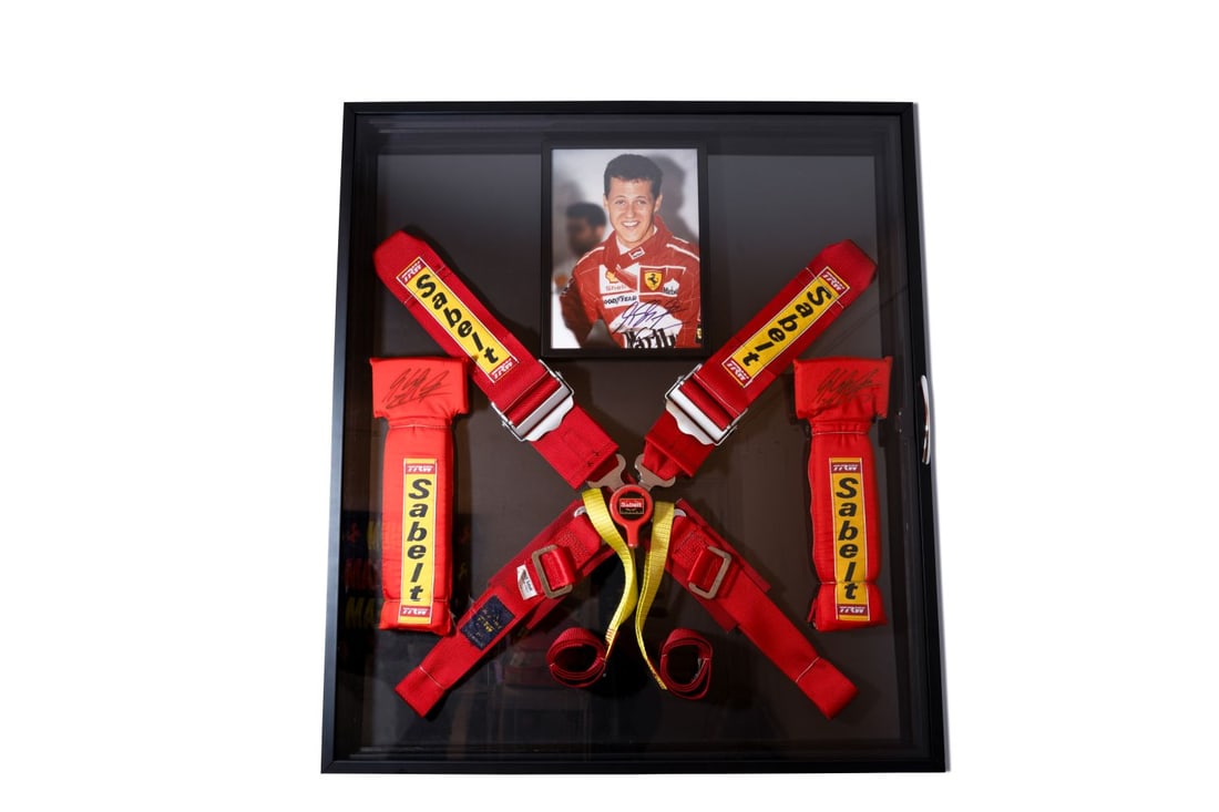 Scuderia Ferrari F1 Racing Harness - Signed by Michael Schumacher - Ferrari Certificate (1 of 1)