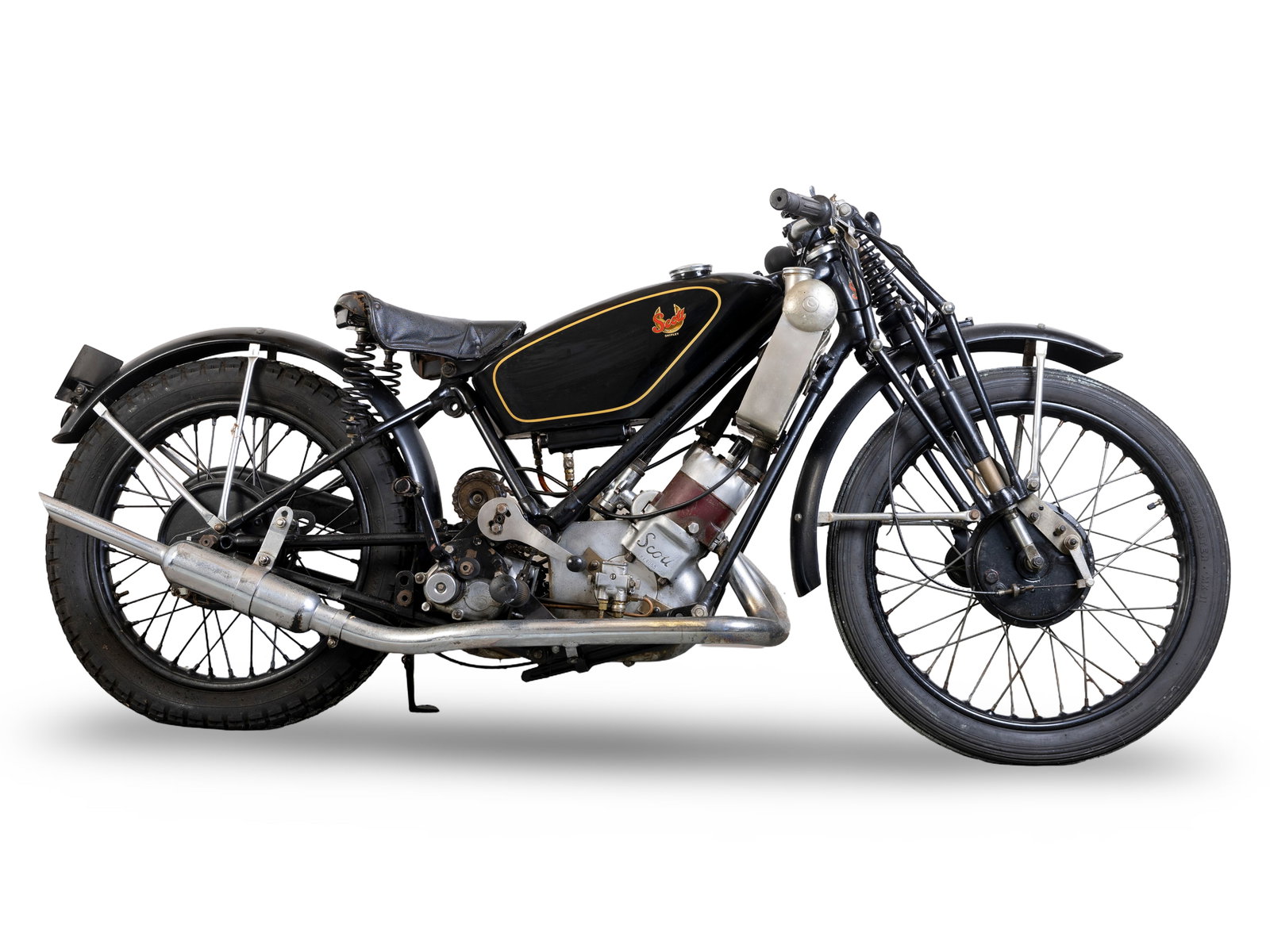 The David Plant Collection, 1929 Scott 500cc Flying Squirrel Deluxe Frame no. 3070M Engine no. L... (1 of 1)