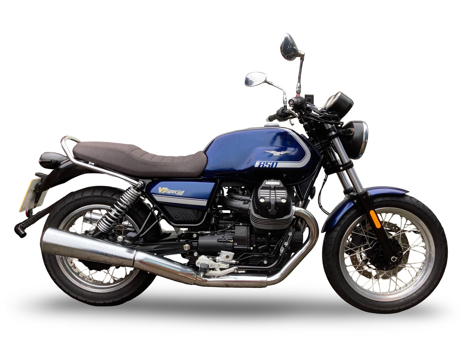 One owner and 550 miles from new, 2021 Moto Guzzi 853cc V7 Special Frame no. ZGUKZB000MM001039 E... (1 of 1)