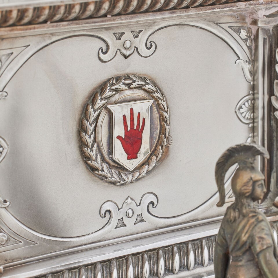 A George V presentation silver casket to Lord Carson By Gibson & Co Ltd, Donegal Place, Belfast,... - 2
