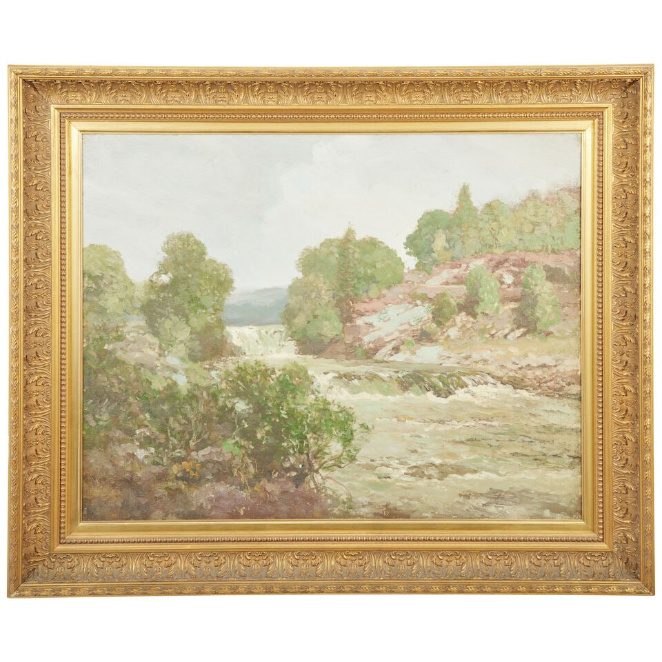 George Houston RSA RSW RGI (British, 1869-1947) Highland river - 2