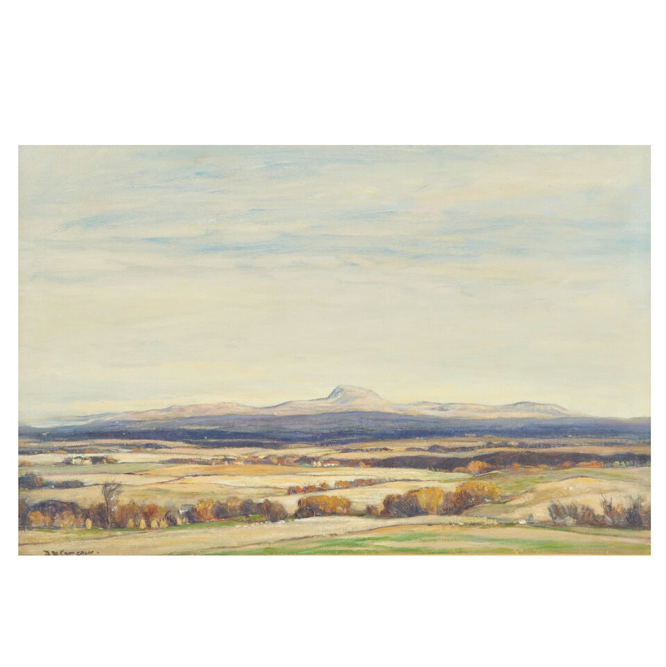 Sir David Young Cameron RA RSA RWS RSW RE (British, 1865-1945) Near Stirling (1 of 3)
