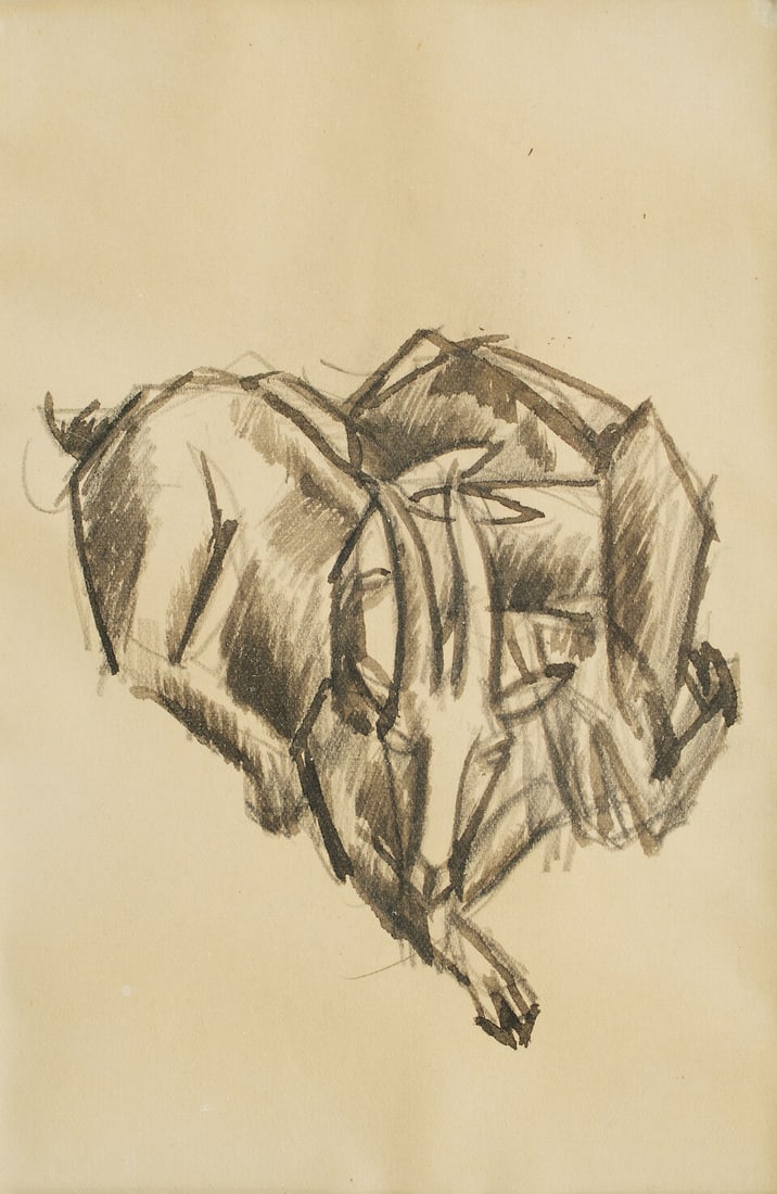John Duncan Fergusson RBA (British, 1874-1961) A group of three sketches; - 11