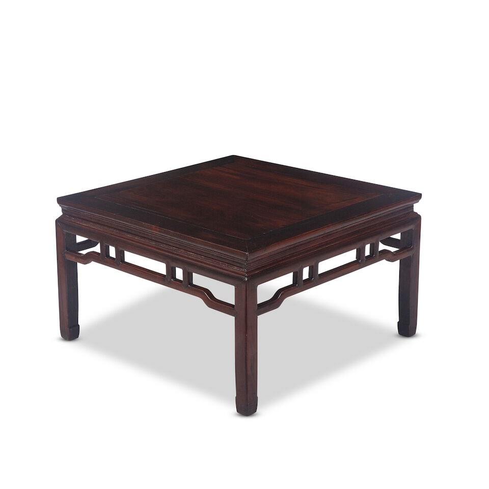 Chinese Hongmu square table (1 of 4)