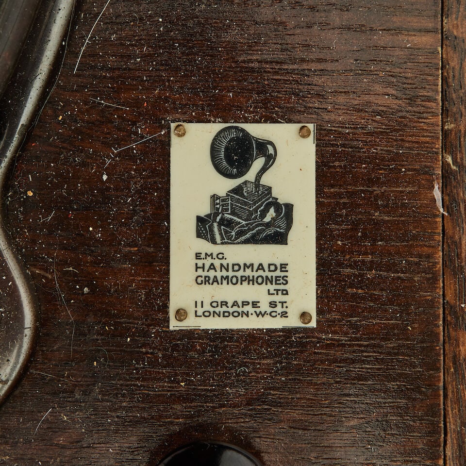 An EMG horn gramophone, circa 1930 - 2